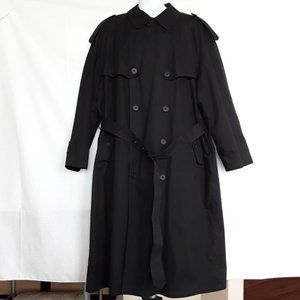 London Fog Trench Rain Coat 44 VTG Union Made